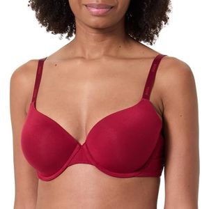 BOSS Dames Underwire Bra, dark red, 75B