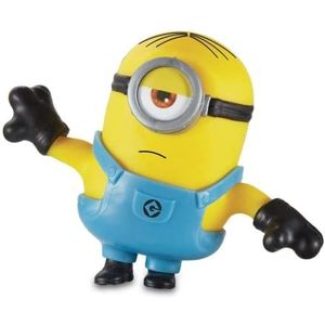 Stretch Minions Mini Stuart, elastische pop, rekbaar, klein filmfiguur, buigt, gedraaid en keert terug naar zijn oorspronkelijke vorm, jongens en meisjes vanaf 5 jaar, beroemd (TR500000)