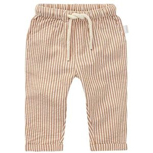 Noppies Baby Baby Jongens Pants Striped Huntsville Broek, Caramel Brown - P900, 68 cm
