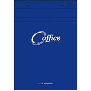 Calligraphe 15855C - Set van blauw aan kop geniet Office notitieblokken - A5 14,8x21 cm - 100 vellen met kleine ruiten - Papier 56 g - Halfomslag - Merk van Clairefontaine