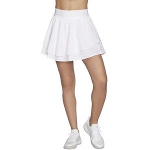 Skechers Dames Skort, wit/weelderige tuin, S