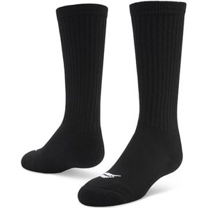 Sof Sole Soccer Over-the-Calf Team Athletic Performance Socks (2 Pair), Medium, Black