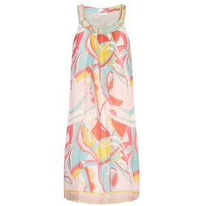 Mint & Mia Cocktailjurk voor dames, viscose, Roze Multicolor, 42