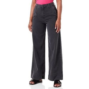Lee Utility Stella A Line Jeans voor dames, zwart, 24W x 31L