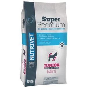 NUTRIVET Super Premium Junior 30/18 Mini Chien 15 kg