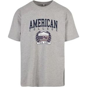 AMERICAN COLLEGE USA American College T-shirt met korte mouwen voor heren, Zwart, XXL