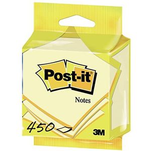 Post-it zelfklevende notitieblokjes, promo pack, 70 g/m², 76 x 76 mm, 2 x 450 vellen geel2