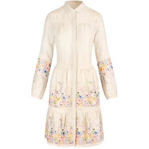 Mint & Mia Jurk puur linnen, Meerkleurig, 38