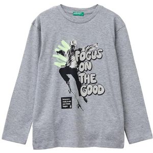 United Colors of Benetton T-shirt M/L, Grijs, 120