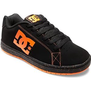 DC Shoes Gaveler Sneakers voor jongens, Black Black Orange, 28.5 EU
