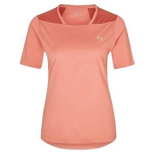 Ziener NADELIA functioneel shirt voor dames, fiets/outdoor|fitness|sport - ademend, sneldrogend, korte mouwen, modderroos, 48