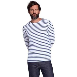 Armor Lux Plozévet matroos, lichtgewicht katoen, Wit/Ster, S