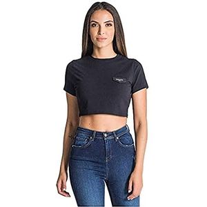 Gianni Kavanagh Black Core Cropped Tee T-shirt voor dames
