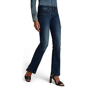 G-STAR RAW Midge Bootcut Jeans voor dames, Blauw (Dk Aged D01896-6553-89), 33W x 30L