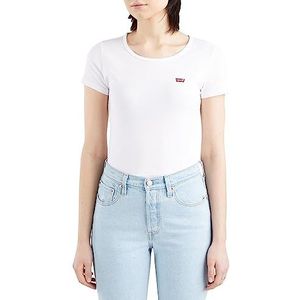 Levi's 2-Pack Tee T-shirt Vrouwen, White + & Annalise Stripe, S