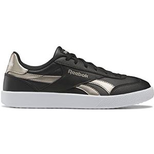 Reebok Smash Edge S Sneaker voor dames, Core Zwart Schoeisel Wit Slank Met, 36 EU