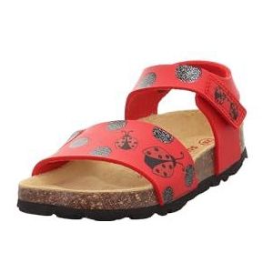 Superfit - 5010 - Pantoffels - Rood Zwart - Voor Meisjes