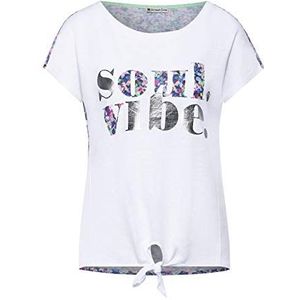 Street One T-shirt voor dames, wit, 42