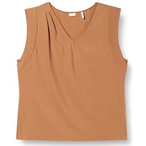 s.Oliver BLACK LABEL Dames T-shirt, korte mouwen, bruin, 44, bruin, 44
