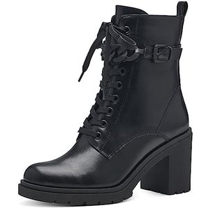 MARCO TOZZI dames 2-25240-41 Lace Boot Heel, Black, 37 EU