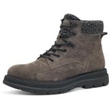 Veterlaarzen - Effen - Leer/Textiel/Suède - Ronde Neus - Warm Gevoerd