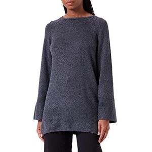 TOM TAILOR Dames trui longstyle 1032628, 30281 - Evident Anthracite Melange, XL