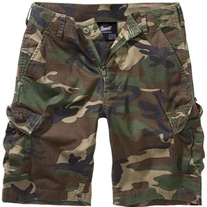 Brandit Kids BDU Ripstop Shorts, vele (camouflage) kleuren, maten 122 tot 176, woodland, 122 cm