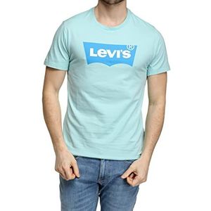 Levi's Graphic Crewneck Tee T-shirt Mannen, Batwing Pastel Turquoise, XS