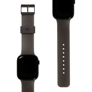 URBAN ARMOR GEAR U by UAG compatibel met Apple Watch Band 49/45/44/42 mm voor iWatch Series XL/SE 2/8/1-7/SE Lucent Ash, slanke, zachte, antibacteriële verstelbare vervangende band