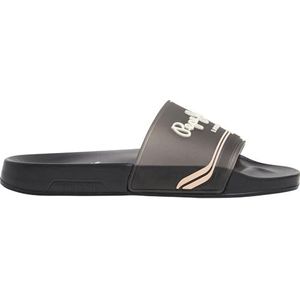 Pepe Jeans - PLS70158 - Teenslippers - Zwart - Synthetisch - Plat