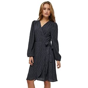 Peppercorn Dames Helena wikkeljurk, zwart, M