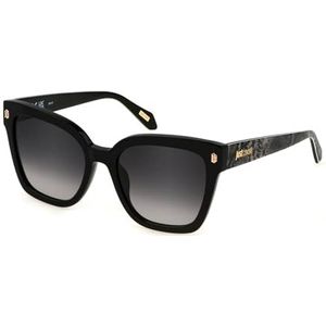 Just Cavalli Sunglasses SJC044 Shiny Black 54/19/140 Damesbril, Zwart, 54/19/140
