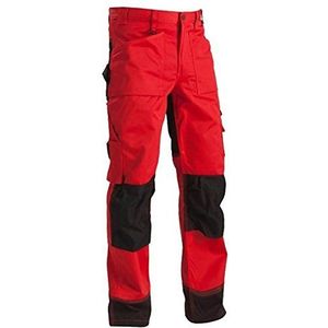 Blakläder 152318605699C44 maat C44 broek - rood/zwart