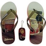 BRISA - VW Collection - Strandsandalen - Rood - Volkswagen T1 Bus Transporter