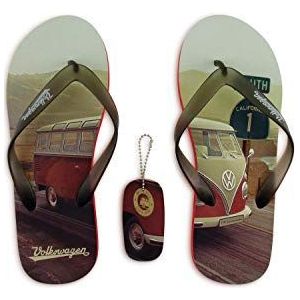 BRISA - VW Collection - Strandsandalen - Rood - Volkswagen T1 Bus Transporter