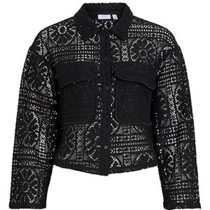 Vimerinda Crochet L/S Cardigan/BFS, zwart beauty, L