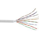 InLine 69978C telefoonkabel 16-aderig, 8x2x0,6mm, om te leggen, 25m ring