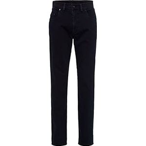 EUREX by BRAX Heren Regular Fit Jeans Broek Style Luke Stretch Katoen, zwart, blauw, 40W x 34L