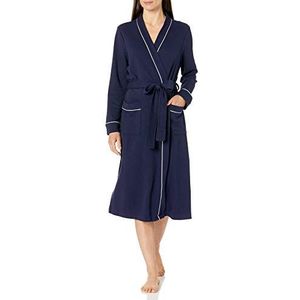 Amazon Essentials Lichtgewicht gewaad over de volledige lengte voor dames (verkrijgbaar in grote maten), marineblauw, klein