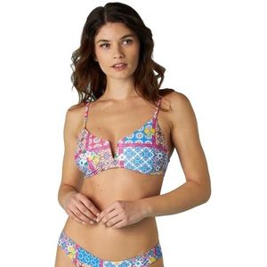 Lovable Bikini Brassiere zonder beugel RCS gerecycled dames, Majolica Print Citroenen, XL