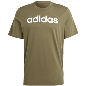 adidas Heren Essentials Single Jersey Lineair geborduurd logo T-shirt, S Tall