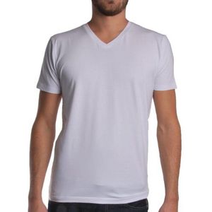 Selected 16002226 T-shirt voor heren, Wit., L