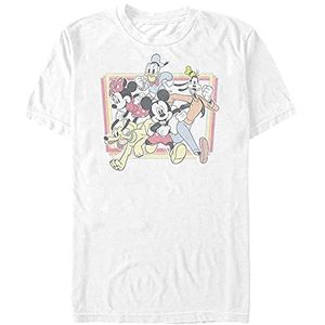 Disney Heren Break Out T-shirt, wit, S