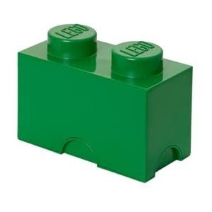 Lego Opbergbox, Polypropyleen, Groen, 25 mm X 12 mm X 18 mm