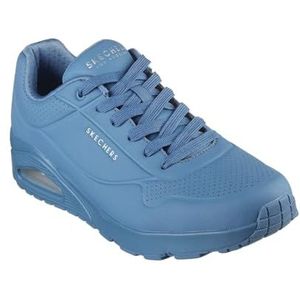 Skechers UNO Stand ON AIR Sneakers voor heren, blauw Durabuck/Mesh, 6.5 UK, Blauw Durabuck Mesh, 40 EU