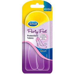 Scholl - GelSoft - Coussinets Talon - Transparant - Antislip