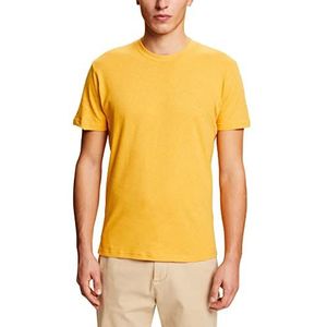 ESPRIT Heren 043EE2K312 T-shirt, 730/SUNFLOWER Geel, S, 730, zonnebloem geel, S