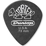 Dunlop Pitch Black Jazz gitaarplectrums 12 stuks .73 mm