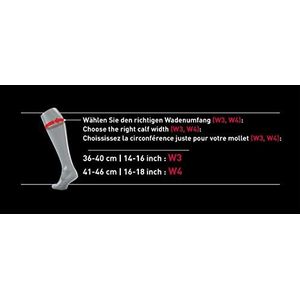 Falke Ultra Energizing katoen met compressie, 1 paar sokken voor heren (verpakking van 1 stuk), wit (White 2000), 41-42 W4