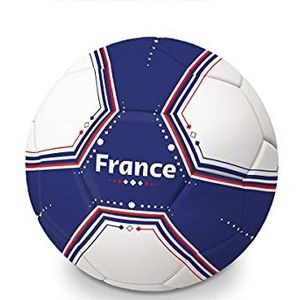 Mondo Toys - Voetbal genaaid FIFA 2022 - Frankrijk - Officieel product - Maat 5-400 g - Kleur Wit Blauw - 13443